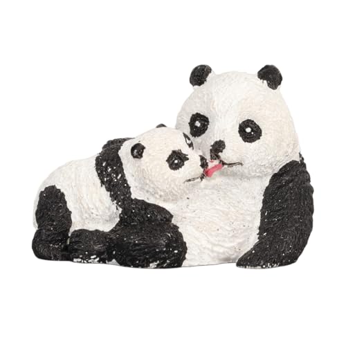 Panda Statue Mini Figur Dekor Harz Garten Büro Haus Balkon von ETAINGYEUN