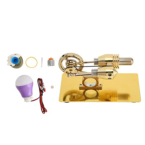 Stirling Motor Typ Kit Niedriggeräusches glatter manipuliert Gold Stirling Motor Motor Typ Bildungsspielzeuge Stirling Motor Typ Kit Niedriggeräusches glatter manipuliert Gold Stirling Motor Motor Typ Bildungsspielzeuge von ETAINGYEUN