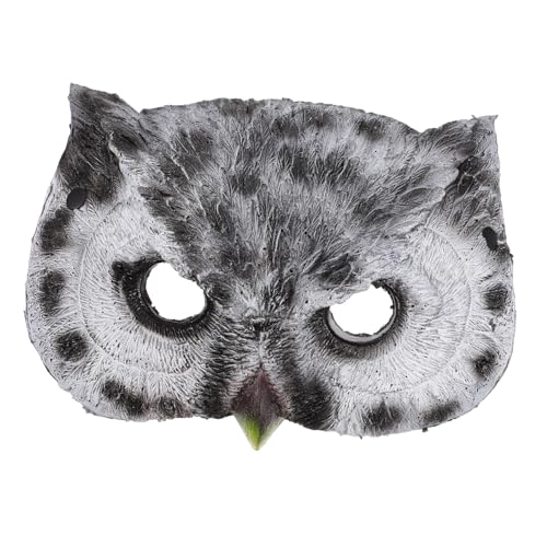 ETANULPEX Pu Halloween Kostüme for Männer Vogel Eule Masken for Erwachsene Grau Maskerade Masken/6192 von ETANULPEX