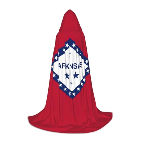 ETASUIOL Arkansas Kapuzenumhang mit Staatsflagge, für Halloween, Zauberer, Vampir, Sensenmann-Kostüme, Renaissance-Stil ETASUIOL Arkansas Kapuzenumhang mit Staatsflagge, für Halloween, Zauberer, Vampir, Sensenmann-Kostüme, Renaissance-Stil von ETASUIOL