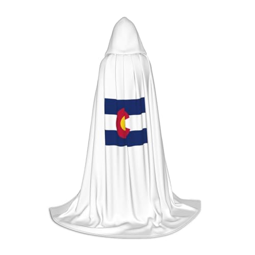 ETASUIOL Colorado Kapuzenumhang mit Staatsflagge, für Halloween, Zauberer, Vampir, Sensenmann-Kostüme, Renaissance-Stil ETASUIOL Colorado Kapuzenumhang mit Staatsflagge, für Halloween, Zauberer, Vampir, Sensenmann-Kostüme, Renaissance-Stil von ETASUIOL