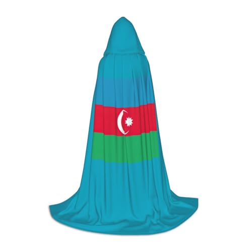ETASUIOL Kapuzenumhang mit Aserbaidschan-Flagge für Halloween, Zauberer-Vampir-Kostüme, Renaissance-Stil ETASUIOL Kapuzenumhang mit Aserbaidschan-Flagge für Halloween, Zauberer-Vampir-Kostüme, Renaissance-Stil von ETASUIOL