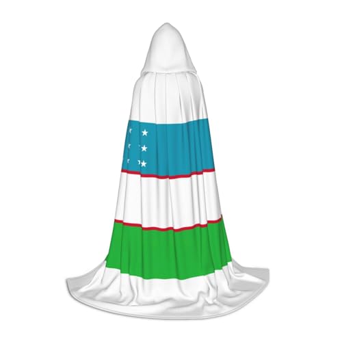 ETASUIOL Kapuzenumhang mit Flagge der Republik Usbekistan, für Halloween, Zauberer, Vampir, Sensenmann-Kostüme, Renaissance-Stil ETASUIOL Kapuzenumhang mit Flagge der Republik Usbekistan, für Halloween, Zauberer, Vampir, Sensenmann-Kostüme, Renaissance-Stil von ETASUIOL