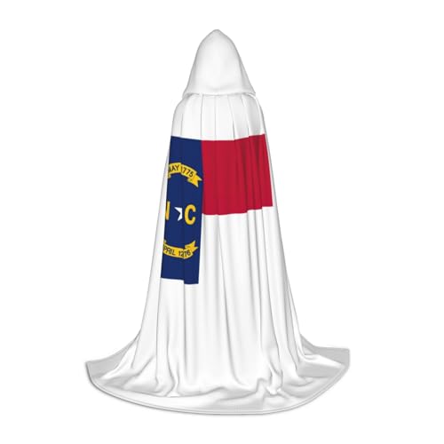 ETASUIOL Kapuzenumhang mit Flagge von North Carolina, für Halloween, Zauberer, Vampir, Sensenmann, Renaissance-Stil ETASUIOL Kapuzenumhang mit Flagge von North Carolina, für Halloween, Zauberer, Vampir, Sensenmann, Renaissance-Stil von ETASUIOL