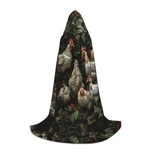 ETASUIOL Kapuzenumhang mit Hühnerbrut, für Halloween, Zauberer, Vampir, Sensenmann, Renaissance-Stil ETASUIOL Kapuzenumhang mit Hühnerbrut, für Halloween, Zauberer, Vampir, Sensenmann, Renaissance-Stil von ETASUIOL