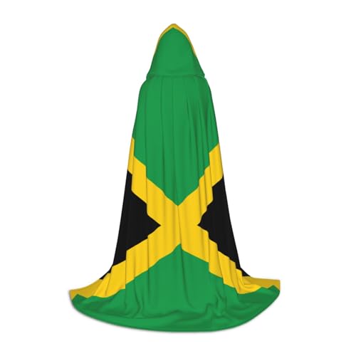 ETASUIOL Kapuzenumhang mit Jamaika-Flagge für Halloween, Zauberer-Vampir-Kostüme, Renaissance-Stil ETASUIOL Kapuzenumhang mit Jamaika-Flagge für Halloween, Zauberer-Vampir-Kostüme, Renaissance-Stil von ETASUIOL