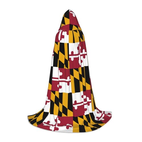 ETASUIOL Kapuzenumhang mit Maryland-Staatsflagge, für Halloween, Zauberer-Vampir-Kostüme, Renaissance-Stil ETASUIOL Kapuzenumhang mit Maryland-Staatsflagge, für Halloween, Zauberer-Vampir-Kostüme, Renaissance-Stil von ETASUIOL
