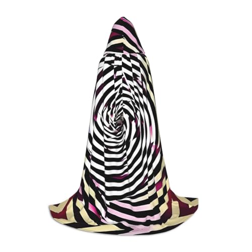 ETASUIOL Kapuzenumhang mit Spirale, optische Täuschung, Gif-Druck, für Halloween, Zauberer, Vampir, Sensenmann-Kostüme, Renaissance-Stil ETASUIOL Kapuzenumhang mit Spirale, optische Täuschung, Gif-Druck, für Halloween, Zauberer, Vampir, Sensenmann-Kostüme, Renaissance-Stil von ETASUIOL