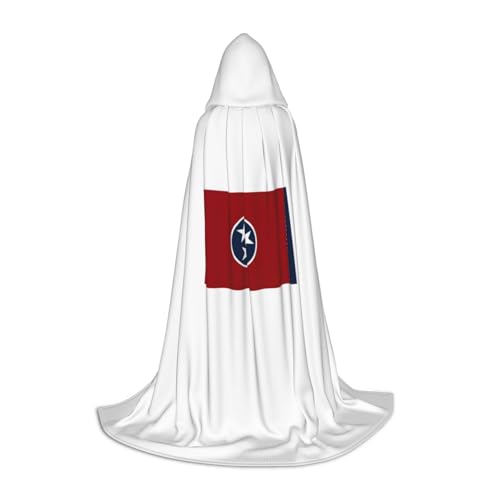 ETASUIOL Kapuzenumhang mit Tennessee-Flagge für Halloween, Zauberer-Vampir-Kostüme, Renaissance-Stil ETASUIOL Kapuzenumhang mit Tennessee-Flagge für Halloween, Zauberer-Vampir-Kostüme, Renaissance-Stil von ETASUIOL