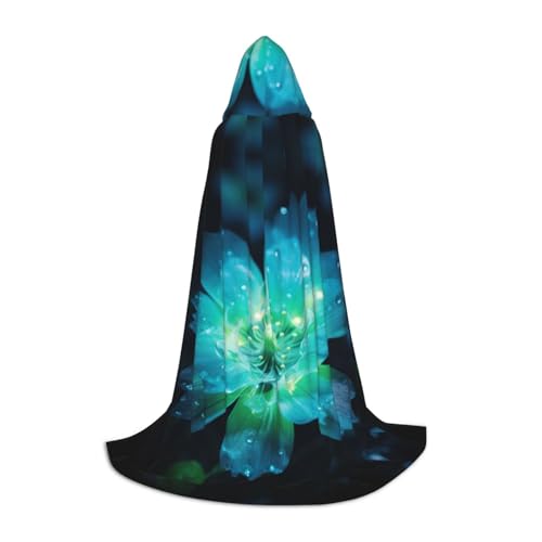 ETASUIOL Kapuzenumhang mit coolem Lichtblumendruck für Halloween, Zauberer, Vampir, Sensenmann-Kostüme, Renaissance-Stil ETASUIOL Kapuzenumhang mit coolem Lichtblumendruck für Halloween, Zauberer, Vampir, Sensenmann-Kostüme, Renaissance-Stil von ETASUIOL