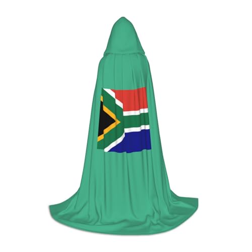ETASUIOL Kapuzenumhang mit südafrikanischer Flagge, für Halloween, Zauberer, Vampir, Sensenmann-Kostüme, Renaissance-Stil ETASUIOL Kapuzenumhang mit südafrikanischer Flagge, für Halloween, Zauberer, Vampir, Sensenmann-Kostüme, Renaissance-Stil von ETASUIOL