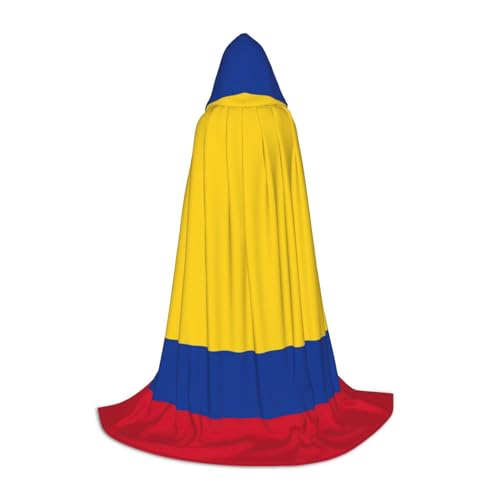 ETASUIOL Umhang mit Kapuze für Halloween, Zauberer, Vampir, Sensenmann, Renaissance-Stil, Flagge von Kolumbien ETASUIOL Umhang mit Kapuze für Halloween, Zauberer, Vampir, Sensenmann, Renaissance-Stil, Flagge von Kolumbien von ETASUIOL