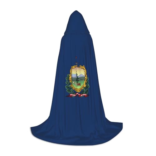 ETASUIOL Umhang mit Kapuze von Vermont mit Staatsflagge, für Halloween, Zauberer, Vampir, Sensenmann-Kostüme, Renaissance-Stil ETASUIOL Umhang mit Kapuze von Vermont mit Staatsflagge, für Halloween, Zauberer, Vampir, Sensenmann-Kostüme, Renaissance-Stil von ETASUIOL