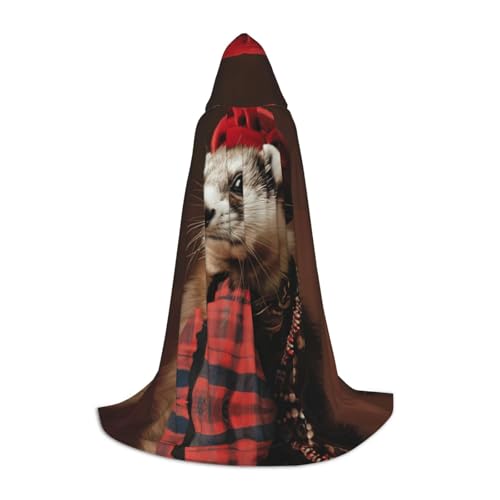 Umhang mit Kapuze für Halloween, Zauberer, Vampir, Sensenmann, Renaissance-Stil Umhang mit Kapuze für Halloween, Zauberer, Vampir, Sensenmann, Renaissance-Stil von ETASUIOL