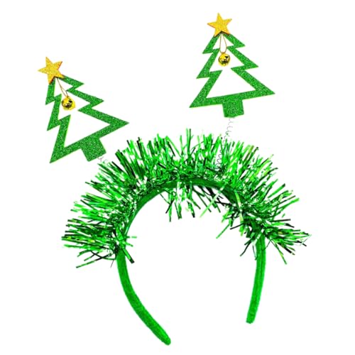 ETAWDE Auffälliges Weihnachtsbaum-Stirnband mit Schneeflocken, festliches Haar-Accessoire, Kopfbedeckung für Party-Dekoration ETAWDE Auffälliges Weihnachtsbaum-Stirnband mit Schneeflocken, festliches Haar-Accessoire, Kopfbedeckung für Party-Dekoration von ETAWDE