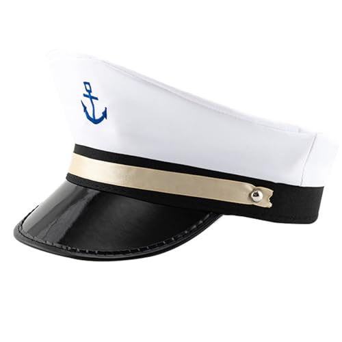 ETAWDE Cosplay Navy Hut für Erwachsene Mode Hut Kapitän Kostüm Hut Braut Junggesellinnenabschied Hut Mottoparty Foto Hut ETAWDE Cosplay Navy Hut für Erwachsene Mode Hut Kapitän Kostüm Hut Braut Junggesellinnenabschied Hut Mottoparty Foto Hut von ETAWDE