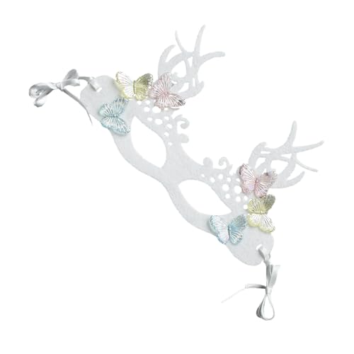 ETAWDE Damen Halbgesicht Kostüm Halloween Karneval Festival Maskenball Party Hochzeit ETAWDE Damen Halbgesicht Kostüm Halloween Karneval Festival Maskenball Party Hochzeit von ETAWDE