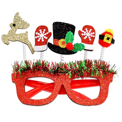ETAWDE Dekoration Kostüm Brillenrahmen Raffiniert Uni Brille Brillenrahmen für Weihnachten Feier von ETAWDE