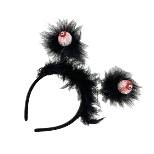 ETAWDE Explodierender Augapfel-Haarreif, Halloween, Party, Kostüm, Requisiten, Pfeife, Stirnband, Punk, Haarband, Familientreffen, Kopfbedeckung ETAWDE Explodierender Augapfel-Haarreif, Halloween, Party, Kostüm, Requisiten, Pfeife, Stirnband, Punk, Haarband, Familientreffen, Kopfbedeckung von ETAWDE