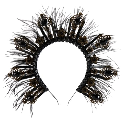 ETAWDE Haarreif für Karneval, Party, Heilige Kronen, Stirnband, Frauen-Make-up, Haarband, Halloween, Fotografieren, Kopfschmuck ETAWDE Haarreif für Karneval, Party, Heilige Kronen, Stirnband, Frauen-Make-up, Haarband, Halloween, Fotografieren, Kopfschmuck von ETAWDE