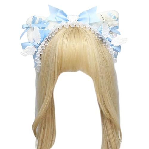 ETAWDE Kätzchen-Stirnbänder, Cosplay, Schleifen, Flügel, Katzen, Ohren, Haarbänder, Kopfbedeckung, Make-up, Waschen, Gesicht, Haarbänder, Geburtstagsparty ETAWDE Kätzchen-Stirnbänder, Cosplay, Schleifen, Flügel, Katzen, Ohren, Haarbänder, Kopfbedeckung, Make-up, Waschen, Gesicht, Haarbänder, Geburtstagsparty von ETAWDE