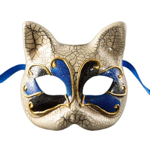 ETAWDE Maskerade Gesicht für Damen und Herren, Cosplay, Halloween, Tiergesicht, Maskerade, halbes Gesicht, Halloween-Kostüm ETAWDE Maskerade Gesicht für Damen und Herren, Cosplay, Halloween, Tiergesicht, Maskerade, halbes Gesicht, Halloween-Kostüm von ETAWDE