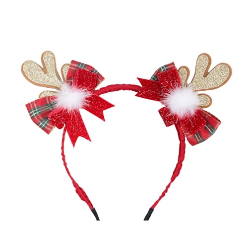 ETAWDE Modischer Weihnachts-Kopfreifen, festlicher Haarschmuck, vielseitiges Styling-Werkzeug für Kinder und Erwachsene, Foto-Requisiten von ETAWDE