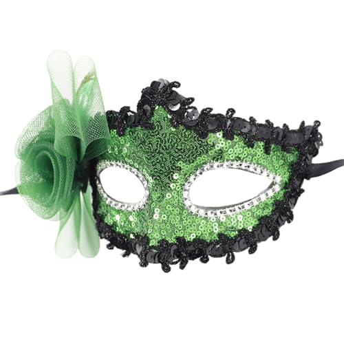 ETAWDE Pailletten-Maskerade, gefiedert, Halloween-Kostüm, Accessoire für Damen, Hochzeit, Maskerade, Halloween ETAWDE Pailletten-Maskerade, gefiedert, Halloween-Kostüm, Accessoire für Damen, Hochzeit, Maskerade, Halloween von ETAWDE