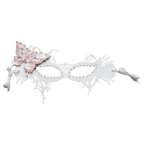 ETAWDE Schmetterlings-Augenmaske mit Strasssteinen für Maskerade, Abschlussball, Karneval, Halloween, Weihnachten, Augenmaske für Dinner-Party, Hochzeit ETAWDE Schmetterlings-Augenmaske mit Strasssteinen für Maskerade, Abschlussball, Karneval, Halloween, Weihnachten, Augenmaske für Dinner-Party, Hochzeit von ETAWDE