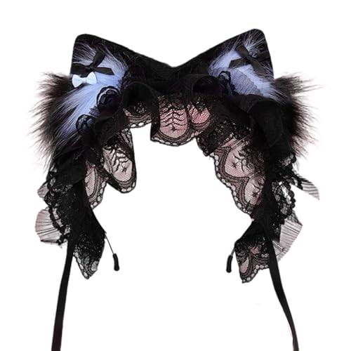 Tierohr-Haarschmuck, Plüsch, Schleife, Stirnband, einzigartige Haarschmuck, Kostüm, Mottopartys, Cosplay, Dekoration, Katzenohr-Ha Tierohr-Haarschmuck, Plüsch, Schleife, Stirnband, einzigartige Haarschmuck, Kostüm, Mottopartys, Cosplay, Dekoration, Katzenohr-Ha von ETAWDE