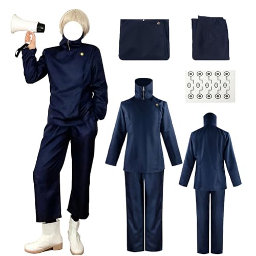 ETEBAS Inumaki Toge Kostüm Cosplay Outfit Inumaki Toge Uniform JJK Anzug Komplettes Set (XL) von ETEBAS