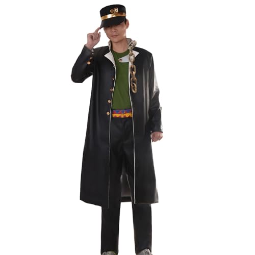 ETERNALMARK Männliches Kostüm, Cosplay, Anime, Halloween-Outfits, Bronzefarbene große Kette, L von ETERNALMARK