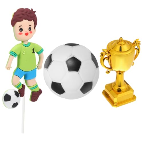 ETHZZLE Teiliges Fußball Torten Dekorationsset Einfache Installation Bunte Geburtstagsfeier Deko und Schnelle Tortengestaltung ETHZZLE Teiliges Fußball Torten Dekorationsset Einfache Installation Bunte Geburtstagsfeier Deko und Schnelle Tortengestaltung von ETHZZLE