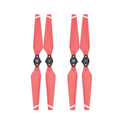 ETLIN 4 x 8330 Weiß Rot Blau Propeller for D~JI Mavic Pro Drone 8330F Quick Release Blade Folding Kit (Size : Red) von ETLIN