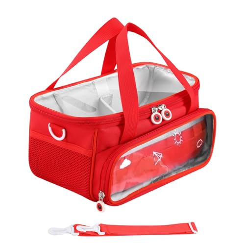 25,4 x 15,24 x 14,99 cm Tragetasche für Lautsprecher Toniebox -ter | Transparente Tragetasche für T-onies Charaktere UK | Gujugm Tragetasche für Toniebox-Set und Zubehör | Tragetasche für Lautsprecher von ETUCYNG