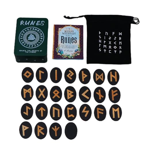 ETUCYNG 28 Stück Runen-Set Aus, Hexen-Runen-Set, Meditationsrunen Mit Handbuch Und Aufbewahrungstasche, Teiliges Holzrunen-Set Für Meditation, Mythologie-Rune-Wahrsagespielset Mit Aufbewahrungsbox ETUCYNG 28 Stück Runen-Set Aus, Hexen-Runen-Set, Meditationsrunen Mit Handbuch Und Aufbewahrungstasche, Teiliges Holzrunen-Set Für Meditation, Mythologie-Rune-Wahrsagespielset Mit Aufbewahrungsbox von ETUCYNG