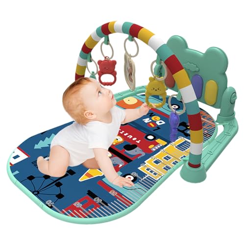 ETUCYNG 75 X 57 X 43 cm Spielmatte Baby Klavier Neugeborene Spielmatte Baby Activity Mat ABS Gymnastikmatte Für Entwicklungsförderndes Grow Kick Play Piano Gym Musikalisches Lernspielzeug von ETUCYNG