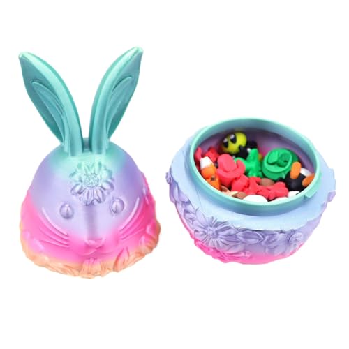 ETUCYNG Bunny Ostereier, Ostereier gefüllt,Dekorative Hasen -Eiersuche | Leere Osterspielzeug, Tierzappwerksspielzeug, Osterkorb Stuffers, Osterhome Desk Decor für Kinder ETUCYNG Bunny Ostereier, Ostereier gefüllt,Dekorative Hasen -Eiersuche | Leere Osterspielzeug, Tierzappwerksspielzeug, Osterkorb Stuffers, Osterhome Desk Decor für Kinder von ETUCYNG