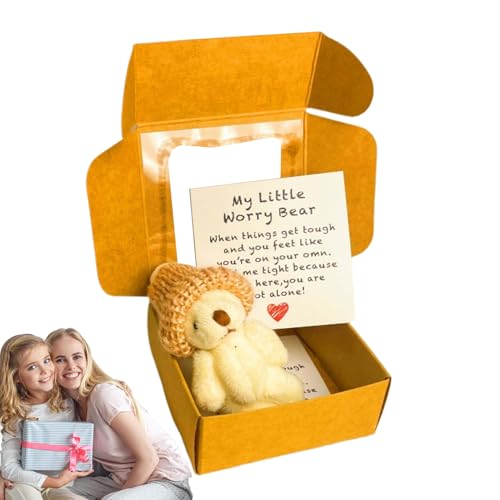 ETUCYNG Plush Bär - Handgefertigter Plüschbär Im Karton - Weiches Kuscheltier Kuscheliger Freund Mit Motivationskarte Für Bett Autoschreibtisch ETUCYNG Plush Bär - Handgefertigter Plüschbär Im Karton - Weiches Kuscheltier Kuscheliger Freund Mit Motivationskarte Für Bett Autoschreibtisch von ETUCYNG
