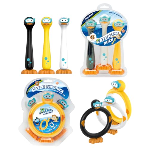 ETUCYNG Tauchspielzeug für Pool, Schwimmbad Tauchspielzeug,Schwimmende Entenpoolspielzeug - Niedlich 3X lustiges Cartoon sinkende Spiel für Beach Outdoor Kids Party Family Yard Spaß ETUCYNG Tauchspielzeug für Pool, Schwimmbad Tauchspielzeug,Schwimmende Entenpoolspielzeug - Niedlich 3X lustiges Cartoon sinkende Spiel für Beach Outdoor Kids Party Family Yard Spaß von ETUCYNG