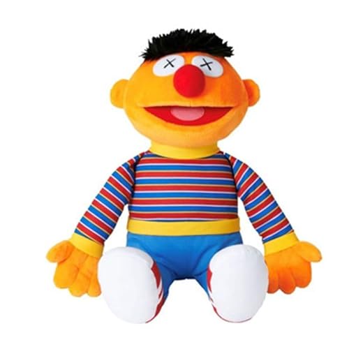 EU_LevinArt Sesame Street Plüsch Ernie Bert Figur Beschwichtigungspuppe Keks Monster Plüschtier Sesame Street Elmo Plüsch (E) von EU_LevinArt