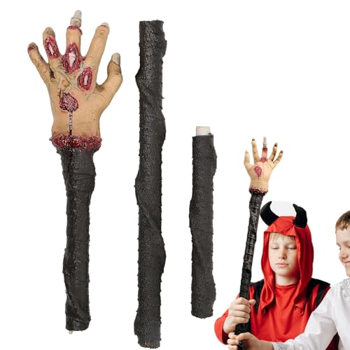 EUBEISAQI Hexenzubehör für Halloween – stabiles Hexenzubehör | Authentischer Hexenstab, festliches Kostümzubehör für zauberhafte Auftritte von EUBEISAQI