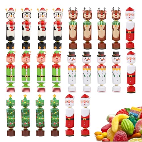 EUBEISAQI Knallbonbons für Weihnachtsfeiern, 24 Stück, Weihnachts-Knallbonbons mit Preisen für Erwachsene, Urlaubsbedarf, Ornamente, Tischdekoration für Kinder, , Mädchen, Familie EUBEISAQI Knallbonbons für Weihnachtsfeiern, 24 Stück, Weihnachts-Knallbonbons mit Preisen für Erwachsene, Urlaubsbedarf, Ornamente, Tischdekoration für Kinder, , Mädchen, Familie von EUBEISAQI