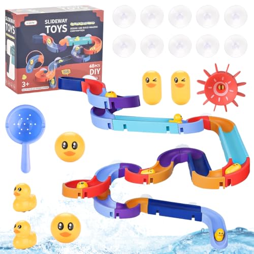 Badespielzeug für Mädchen Jungen, Badewannenspielzeug ab 3 4 5 6 Jahre, DIY Badewannen Spielzeug Wasserspielzeug Kinder, Badespaß Geschenk für Kinder ab 3 Jahre, 48 Stück Badespielzeug für Mädchen Jungen, Badewannenspielzeug ab 3 4 5 6 Jahre, DIY Badewannen Spielzeug Wasserspielzeug Kinder, Badespaß Geschenk für Kinder ab 3 Jahre, 48 Stück von EUBSWA
