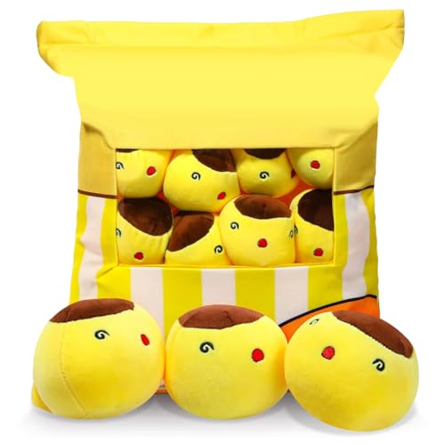 EUBSWA Plüsch Kissen mit 8 Küken, Abnehmbare Küken Plüsch Spielzeug, Niedliche Dekoration Geschenke für Jugen, Mädchen, Kinder EUBSWA Plüsch Kissen mit 8 Küken, Abnehmbare Küken Plüsch Spielzeug, Niedliche Dekoration Geschenke für Jugen, Mädchen, Kinder von EUBSWA
