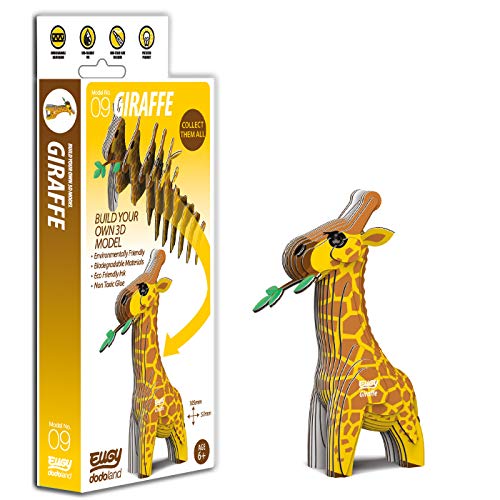 EUGY 3D-Modell Giraffe Bastelset, S - Ab 6 Jahren - Karton-Teile, Kleber, pädagogische Fakten EUGY 3D-Modell Giraffe Bastelset, S - Ab 6 Jahren - Karton-Teile, Kleber, pädagogische Fakten von EUGY