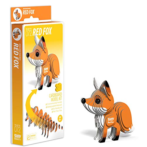 EUGY 3D Red Fox Modell Bastelset, ab 6 Jahren von EUGY