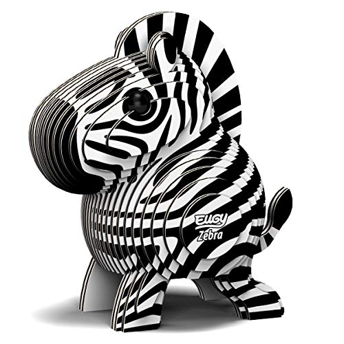 EUGY 650011 Zebra, 3D Tier-Puzzle für Kinder und Erwachsene zum Zusammenbauen, DIY Tierfigur, Bastelset ab 6 Jahren EUGY 650011 Zebra, 3D Tier-Puzzle für Kinder und Erwachsene zum Zusammenbauen, DIY Tierfigur, Bastelset ab 6 Jahren von EUGY