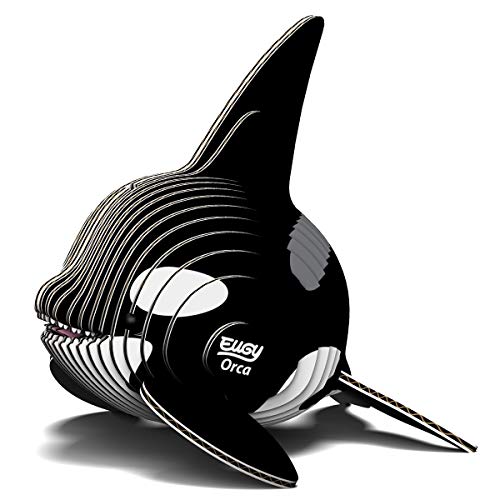 EUGY 650020 Orka Wal, 3D Tier-Puzzle für Kinder und Erwachsene zum Zusammenbauen, DIY Tierfigur, Bastelset ab 6 Jahren EUGY 650020 Orka Wal, 3D Tier-Puzzle für Kinder und Erwachsene zum Zusammenbauen, DIY Tierfigur, Bastelset ab 6 Jahren von EUGY