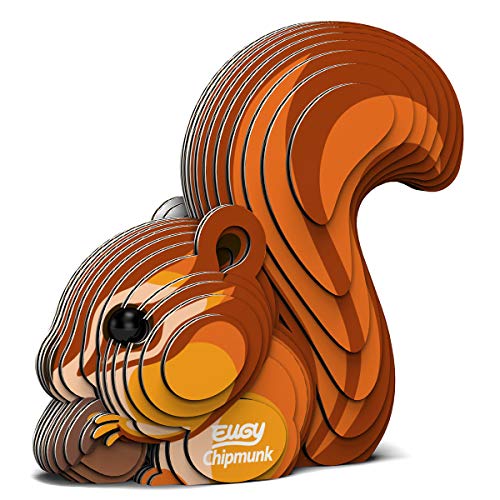 EUGY 650041 Eichhörnchen, 3D Tier-Puzzle für Kinder und Erwachsene zum Zusammenbauen, DIY Tierfigur, Bastelset ab 6 Jahren EUGY 650041 Eichhörnchen, 3D Tier-Puzzle für Kinder und Erwachsene zum Zusammenbauen, DIY Tierfigur, Bastelset ab 6 Jahren von EUGY